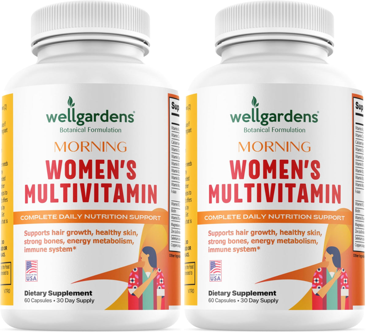 Wellgardens Women's Multivitamin bottle and packaging