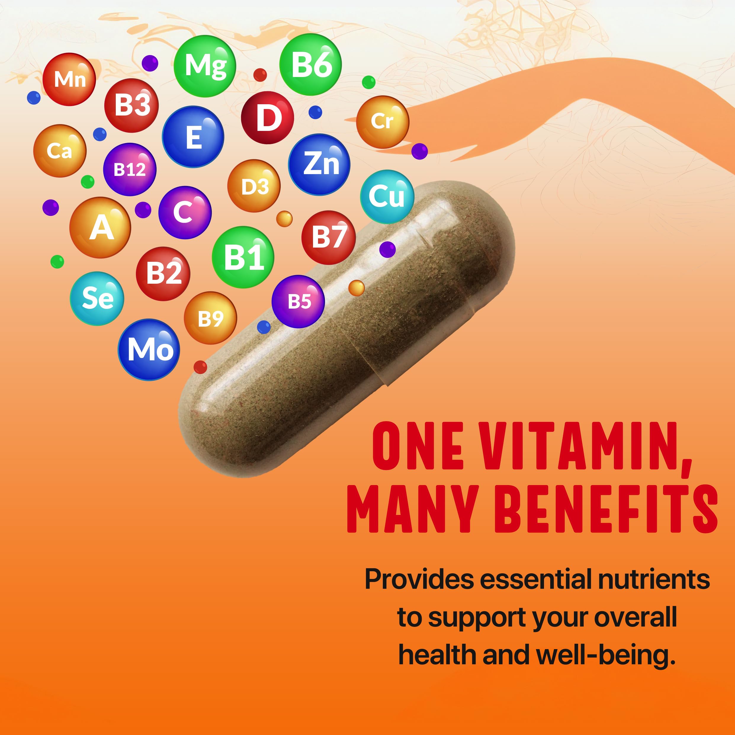 Glowing skin and nails with vitamins A, C, E and collagen support