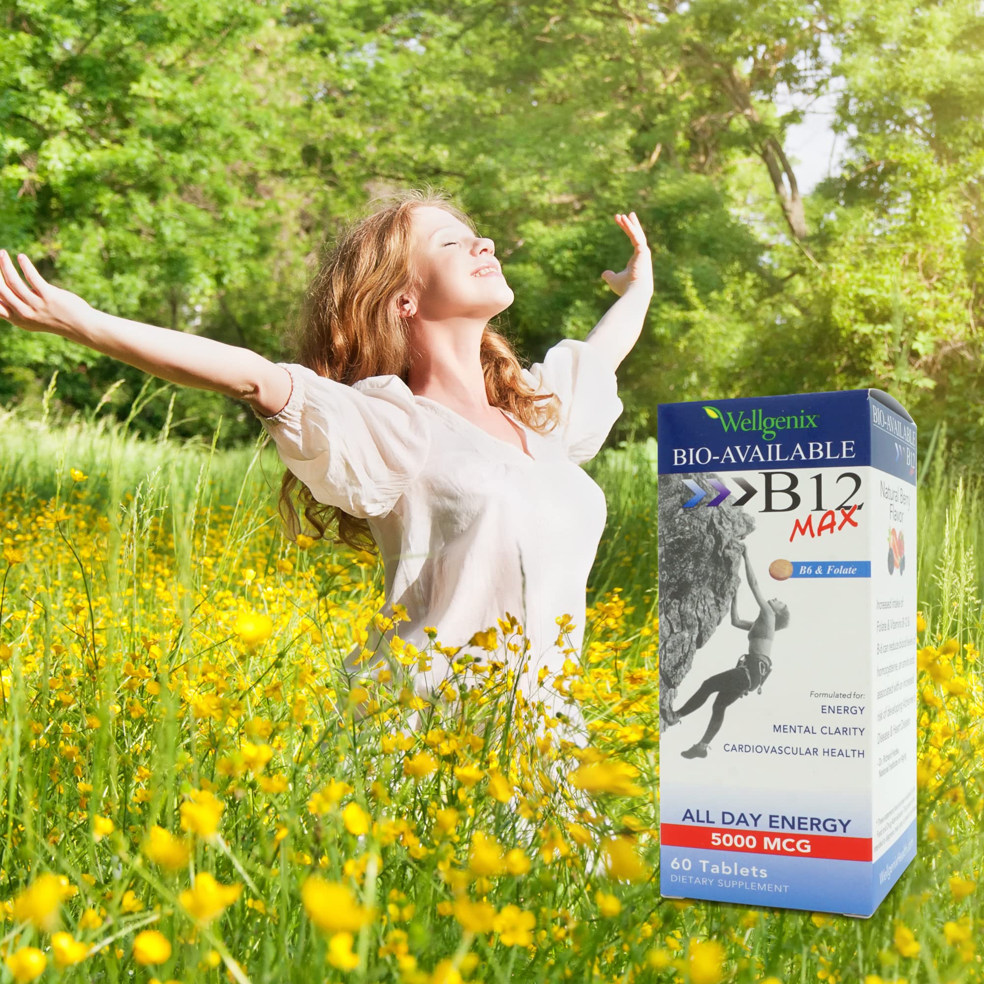 Vitamin C and folate supplement detail