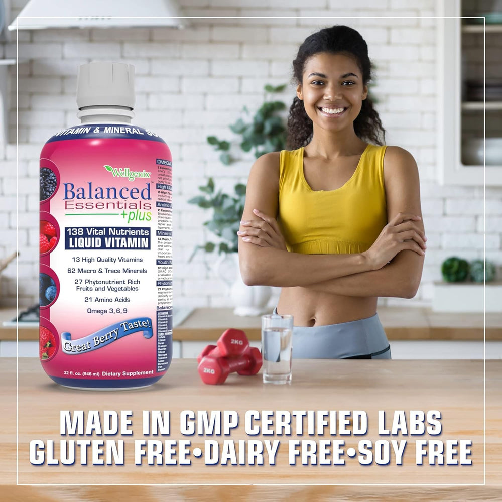 Berry flavor label of Wellgenix Balanced Essentials Plus