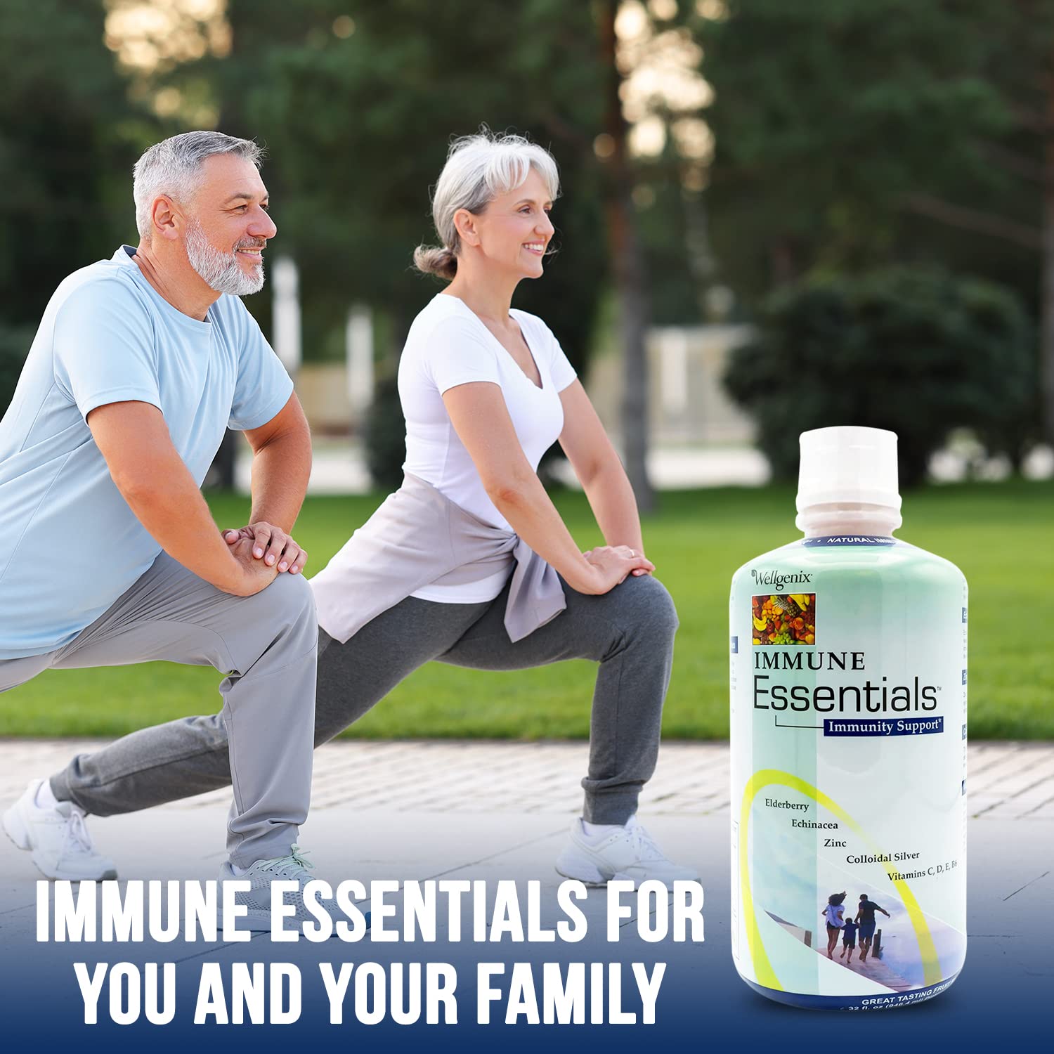Product packaging and box for Wellgenix Immune Essentials