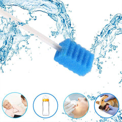 Individually wrapped Wellgler's oral care swabs