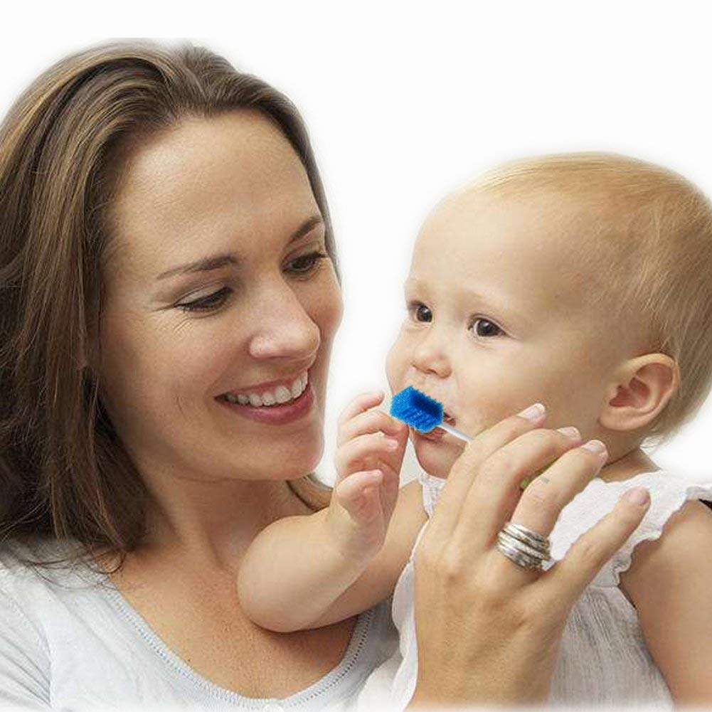 Latex-free Wellgler's oral care swabs close-up