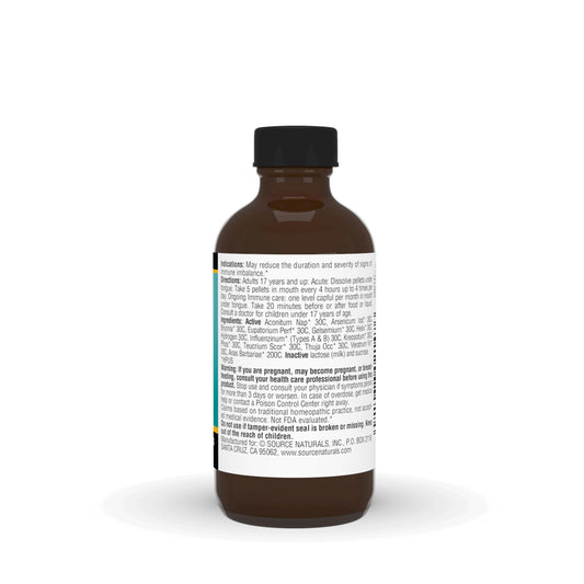 Close-up of WellGuard immune support label