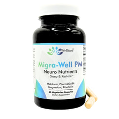 Illustration of Magnesium Bisglycinate, Vitamin B2, PharmaGABA and Melatonin