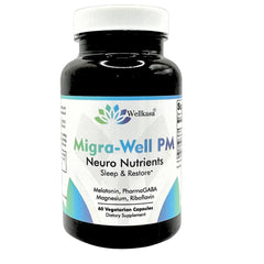 Wellkasa Migra-Well PM product packaging with name