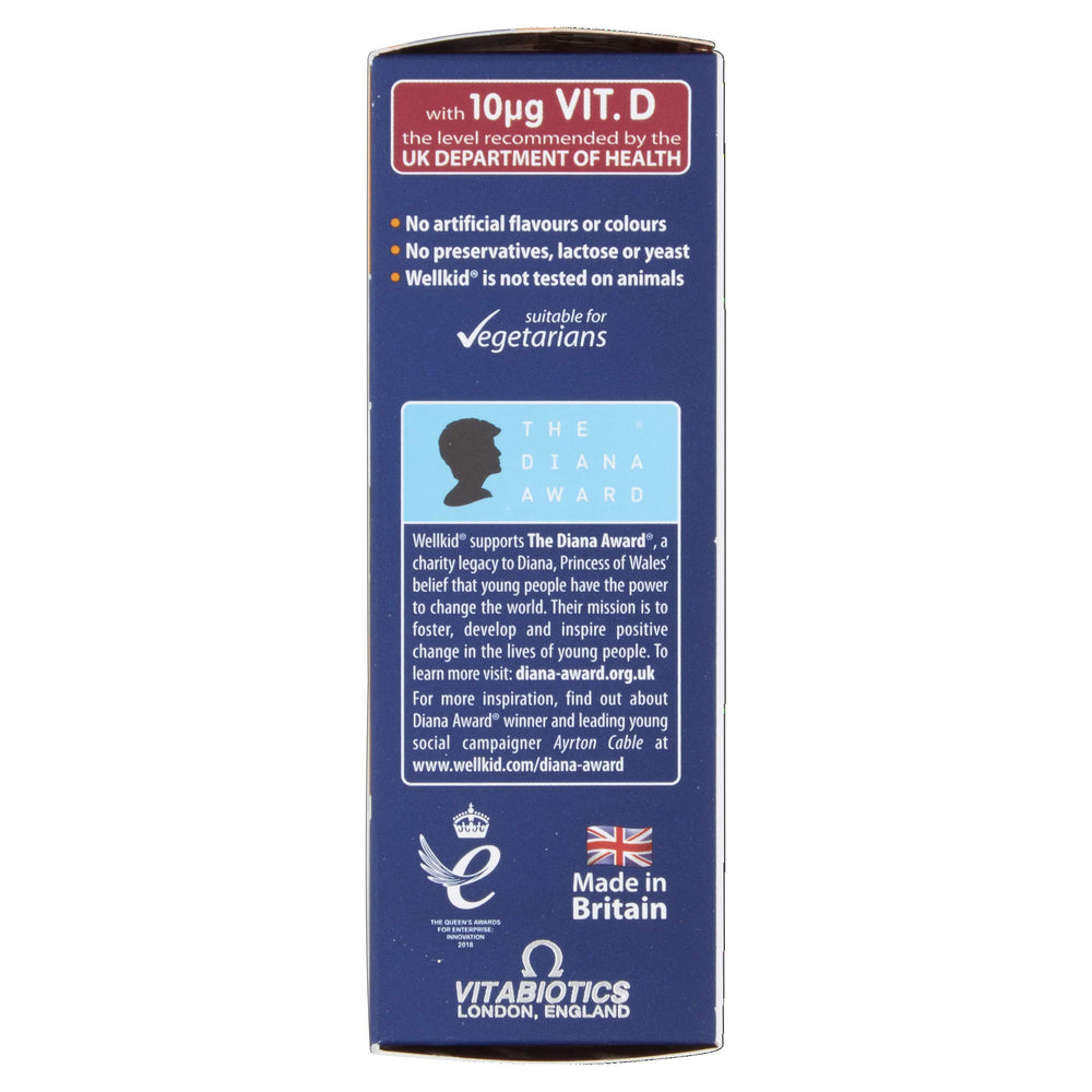 Wellkid Multi-Vitamin label on bottle