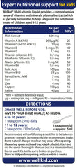 Child-friendly Wellkid packaging and labeling