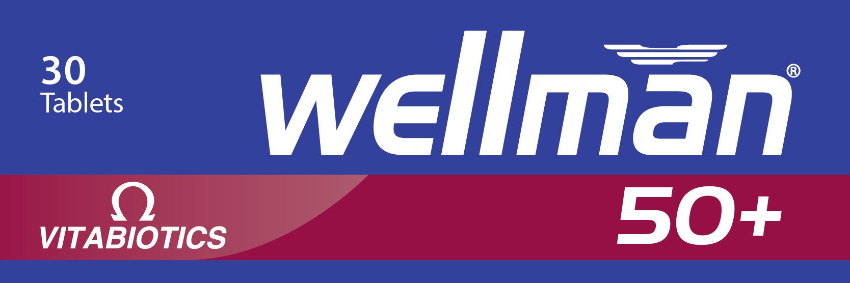 Wellman 50+ branding on bottle