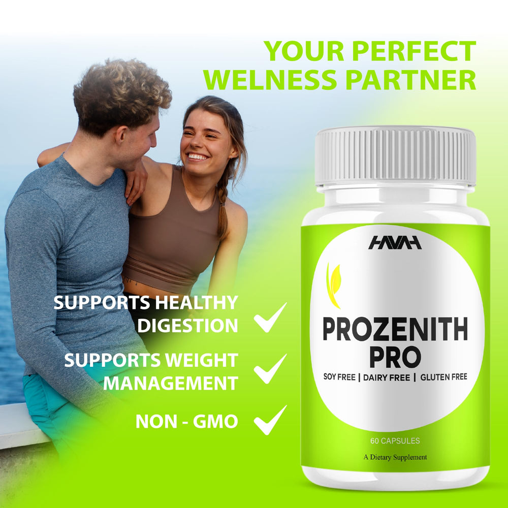 Wellness balance concept with Prozenith Pro Pills