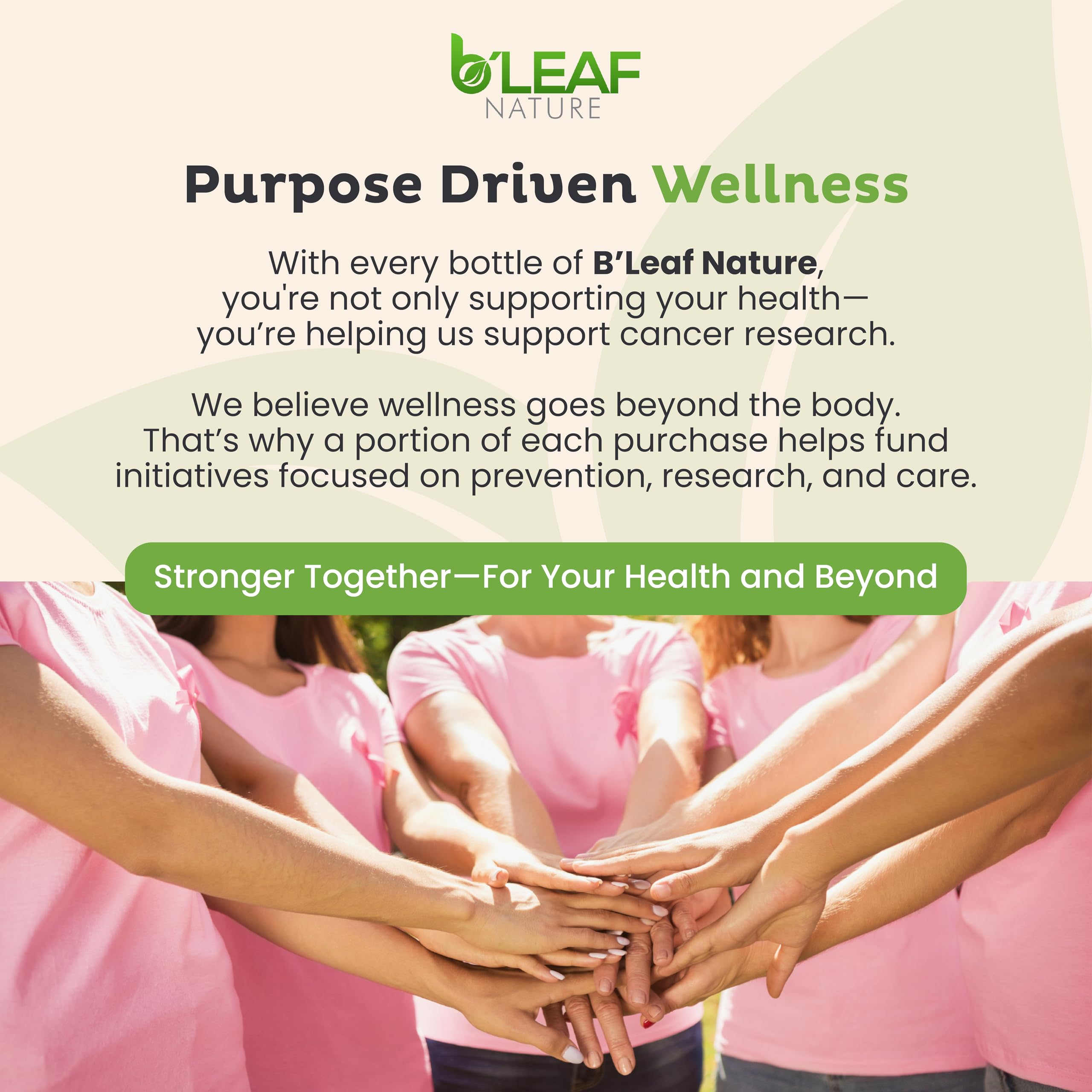 Wellness banner featuring moringa capsules