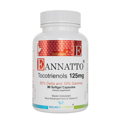 Wellness Extract Annatto Tocotrienols Vitamin E bottle label