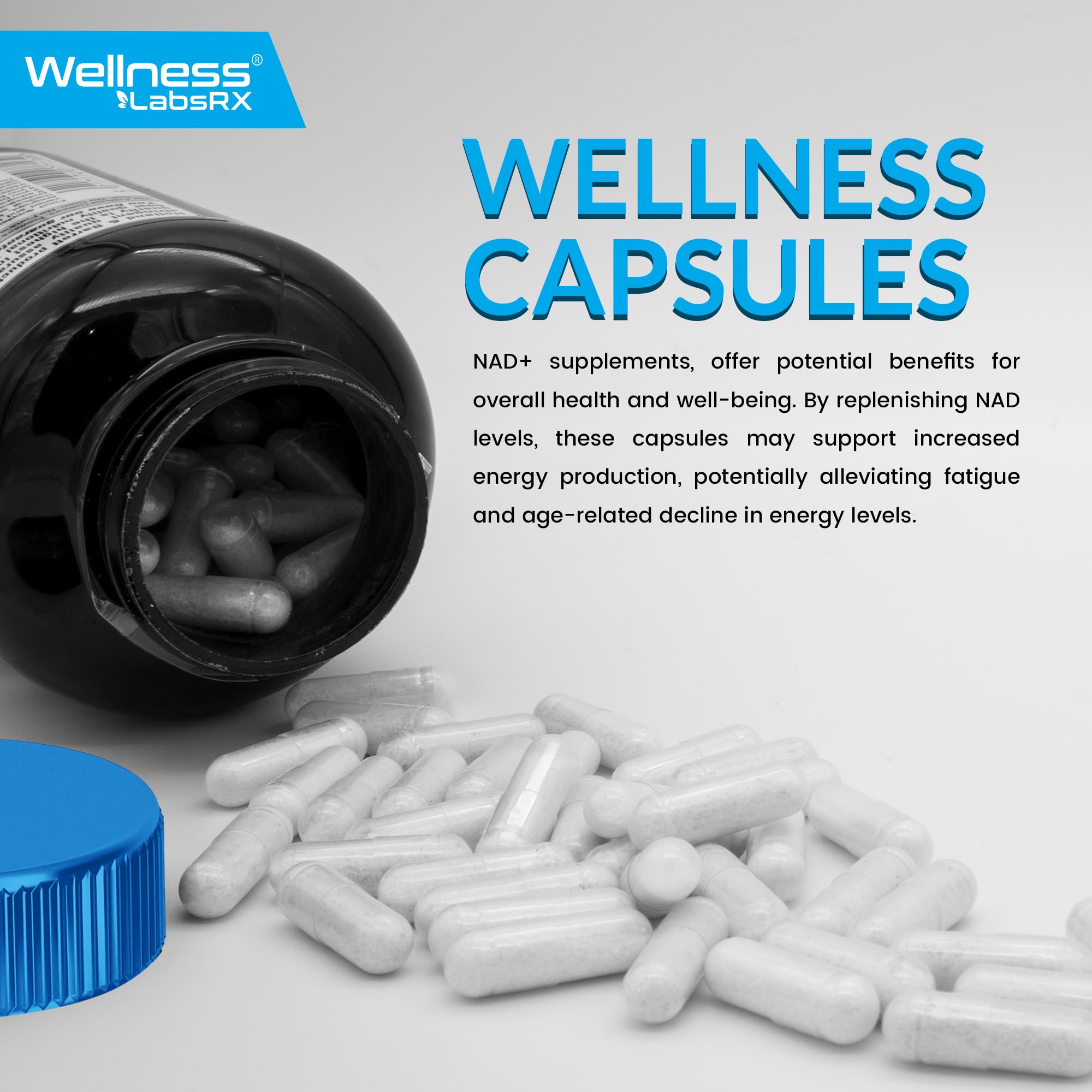 GMP-certified seal on Wellness LabsRx NAD+ product