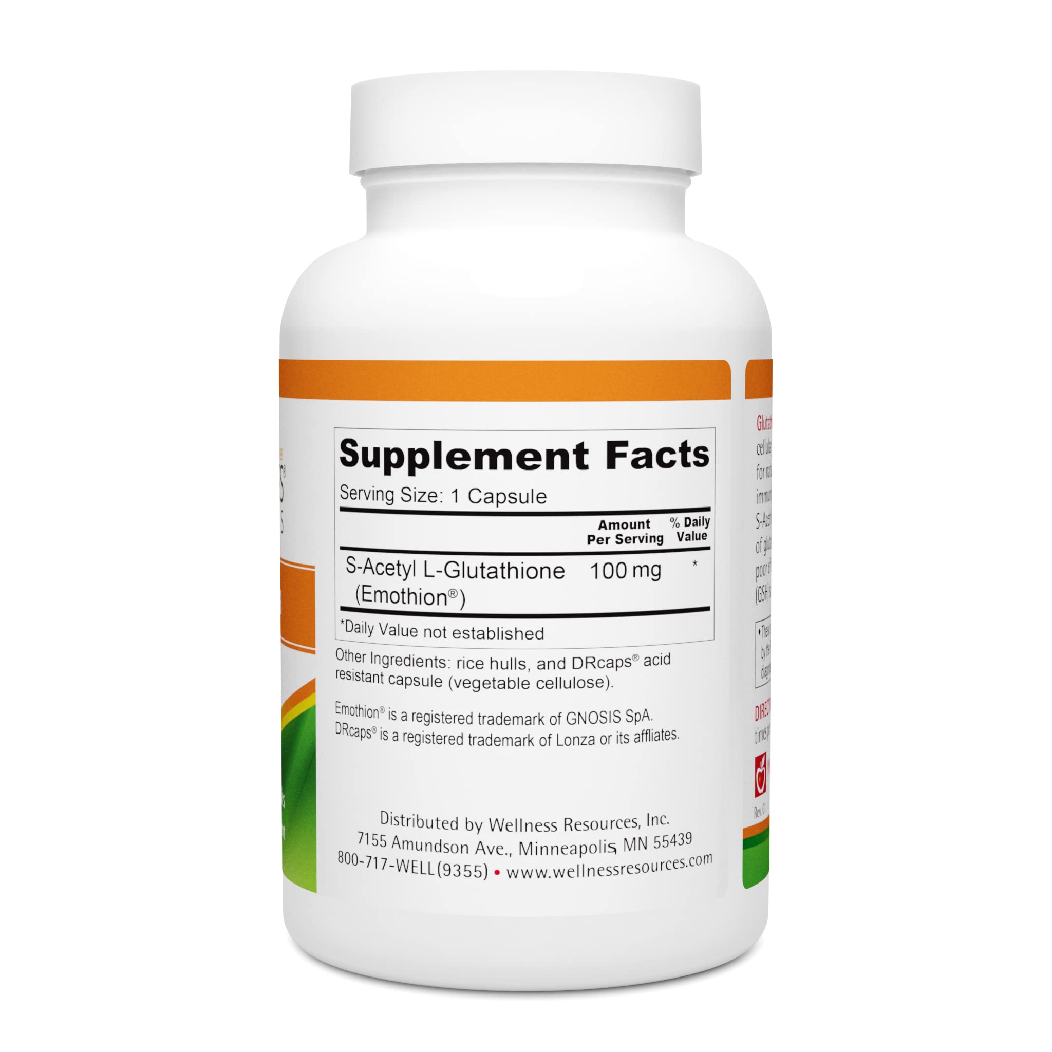 Close-up of Glutathione Ultra SAG capsules
