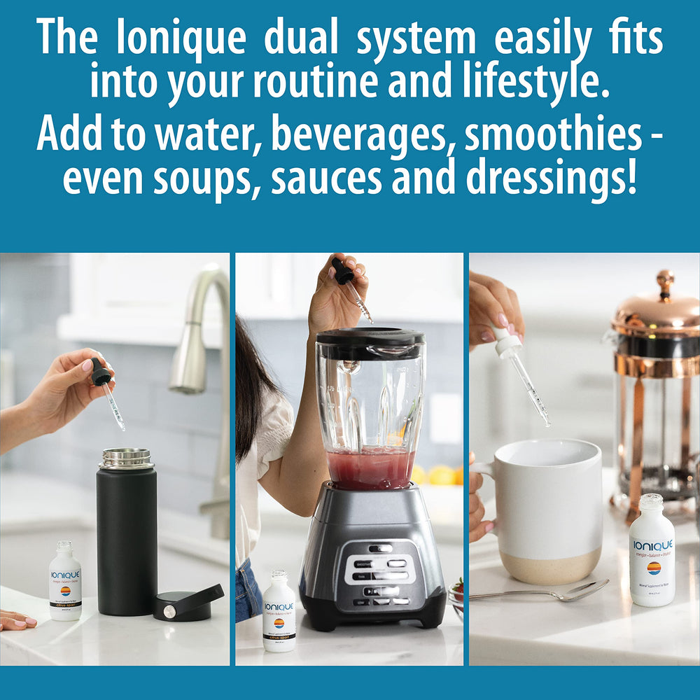 Wellness concept with Ionique hydration system in daily use