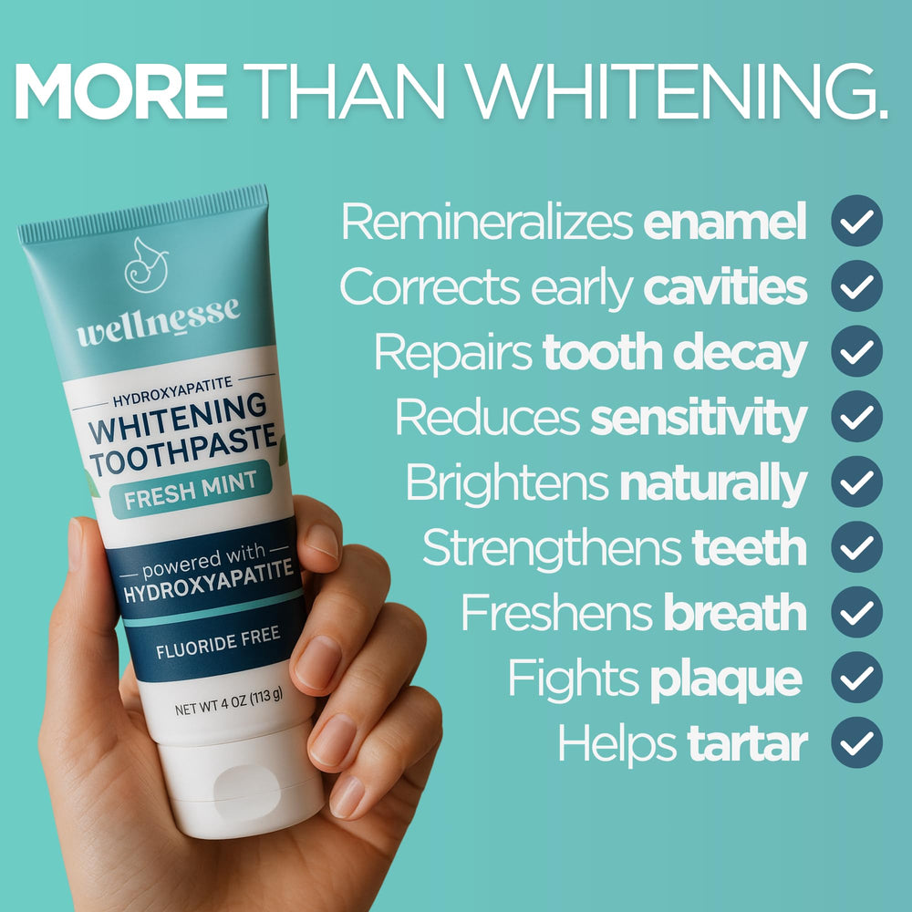 Enamel remineralization with hydroxyapatite infographic