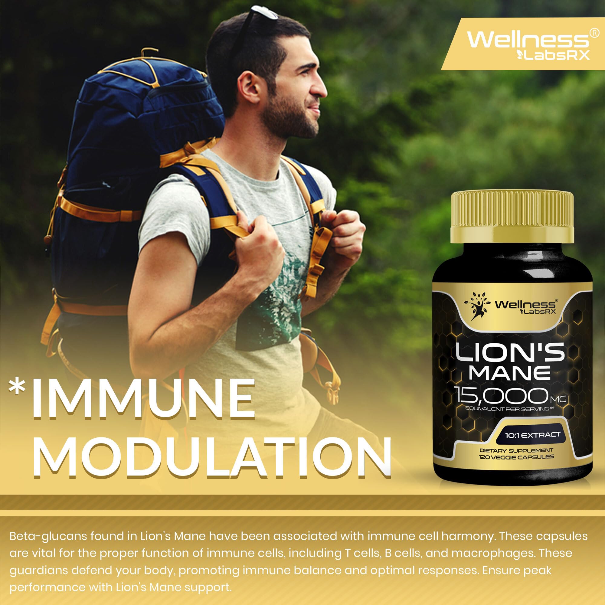 Quality-assured Lion's Mane capsules - GMP-certified
