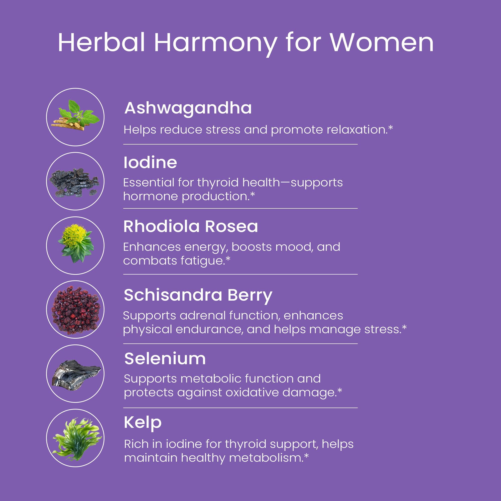 Herbal energy and metabolism support for mood and focus