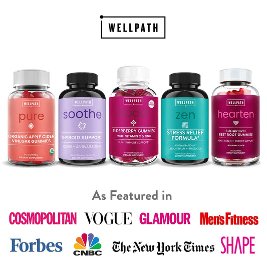 Close-up of melatonin, L-Theanine, and herbal ingredients