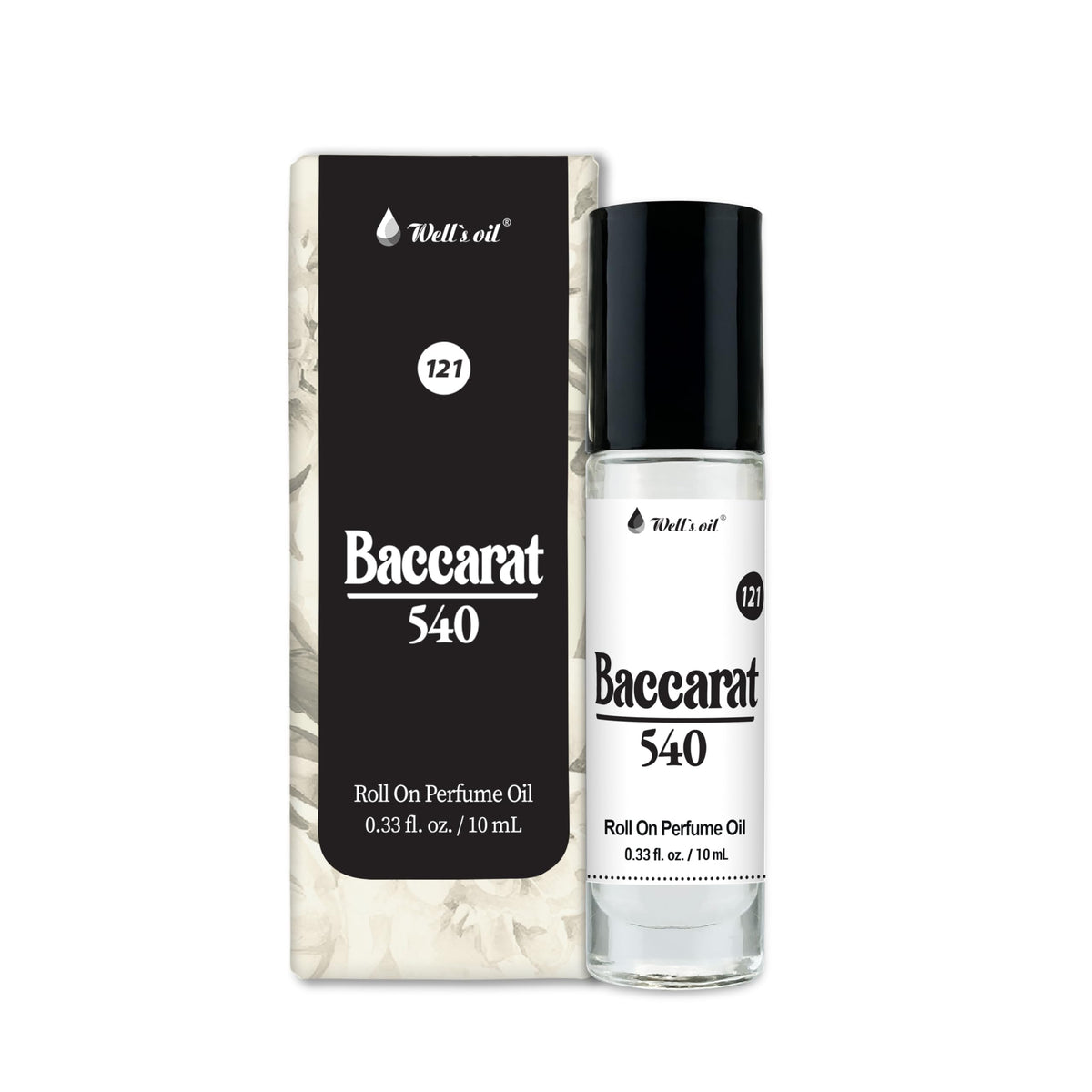 Well's Oil Roll-On Perfume Oil Bacarat 540 bottle front view