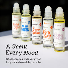 Bacarat 540 perfume roll-on bottle on white background