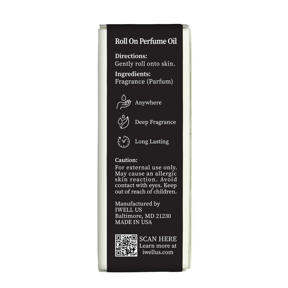 Alluring notes visual for Well's Oil Roll-On Perfume Oil Bacarat 540