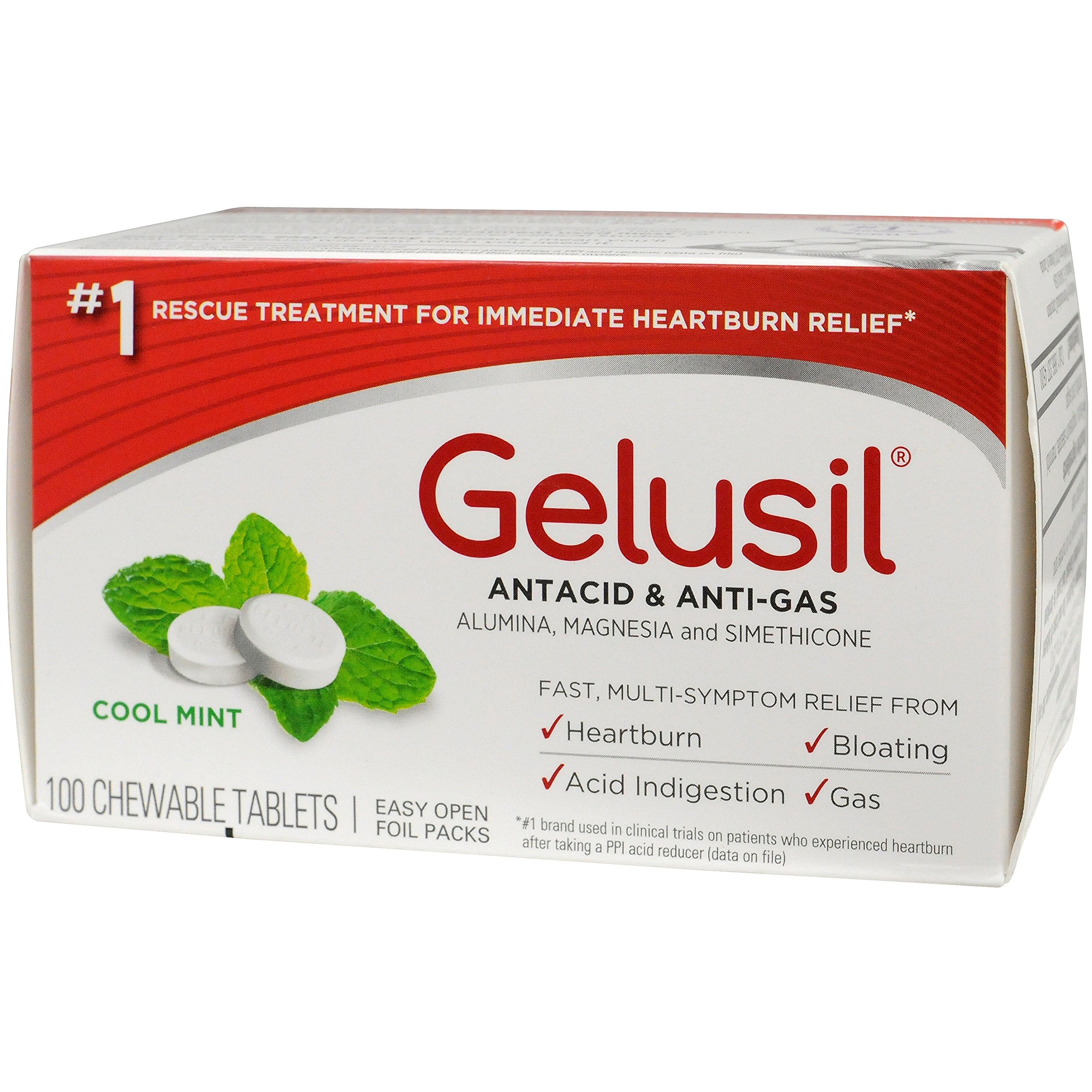 Wellspring Gelusil mint tablets in packaging ready for travel