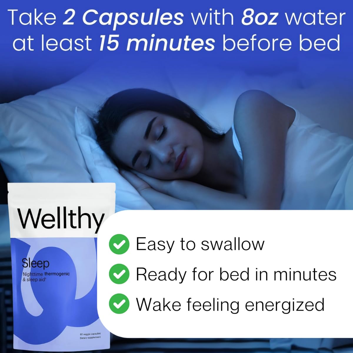Eco-friendly US-made packaging concept for Wellthy Sleep