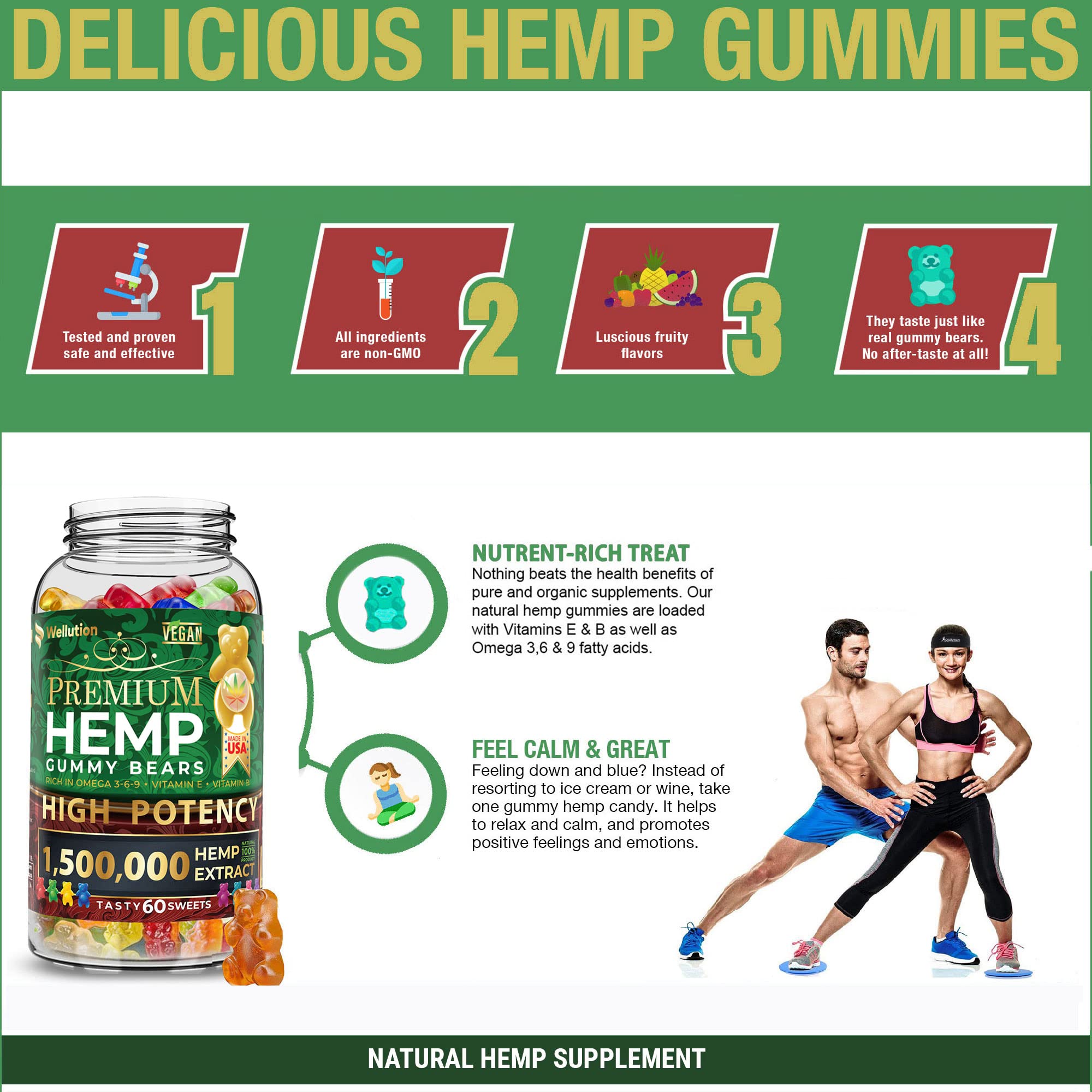 Ingredient and nutrition highlights: vegan, non-GMO with vitamins and omega fatty acids