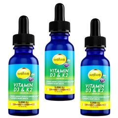 WellWe D3 K2 Drops bottle with MCT oil