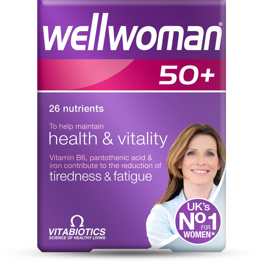 Vitabiotics Wellwoman 50+ 30 tablets bottle front view