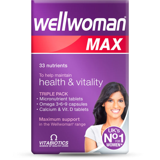 Wellwoman Max capsules 84-pack front view