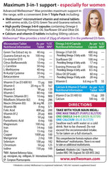 Close-up of Wellwoman Max vitamins and minerals tablets