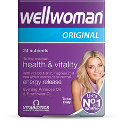 Wellwoman Original Caps bottle - front view