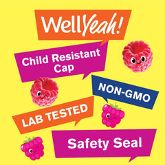 Vegan-friendly, pectin-based WellYeah Vitamin B12 Gummies for Kids