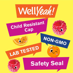 WellYeah Calcium D3 kids gummies ingredients non-GMO gluten-free