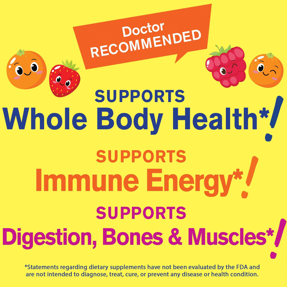 Nutrition facts and ingredient information for WellYeah Kids Multivitamin Gummies