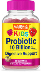 WellYeah Kids Probiotics Berry Gummies bottle front