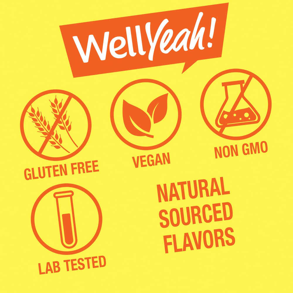 Two-pack box pack shot of WellYeah Lions Mane Gummies Berry Flavor