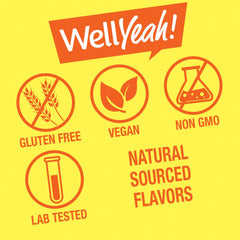 Two-pack box pack shot of WellYeah Lions Mane Gummies Berry Flavor
