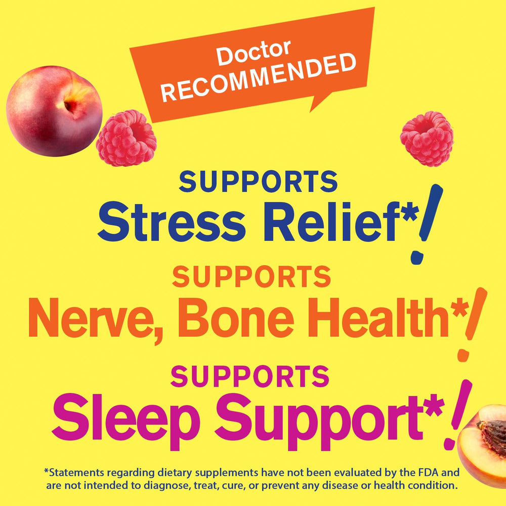 Gummies aiding sleep and relaxation