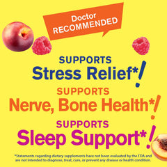 Gummies aiding sleep and relaxation