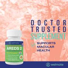 Ingredients: Vitamin C, Vitamin E, Zinc, Copper, Lutein, Zeaxanthin