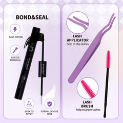 Wendy Lashes basf fiber clusters are soft and lightweight.