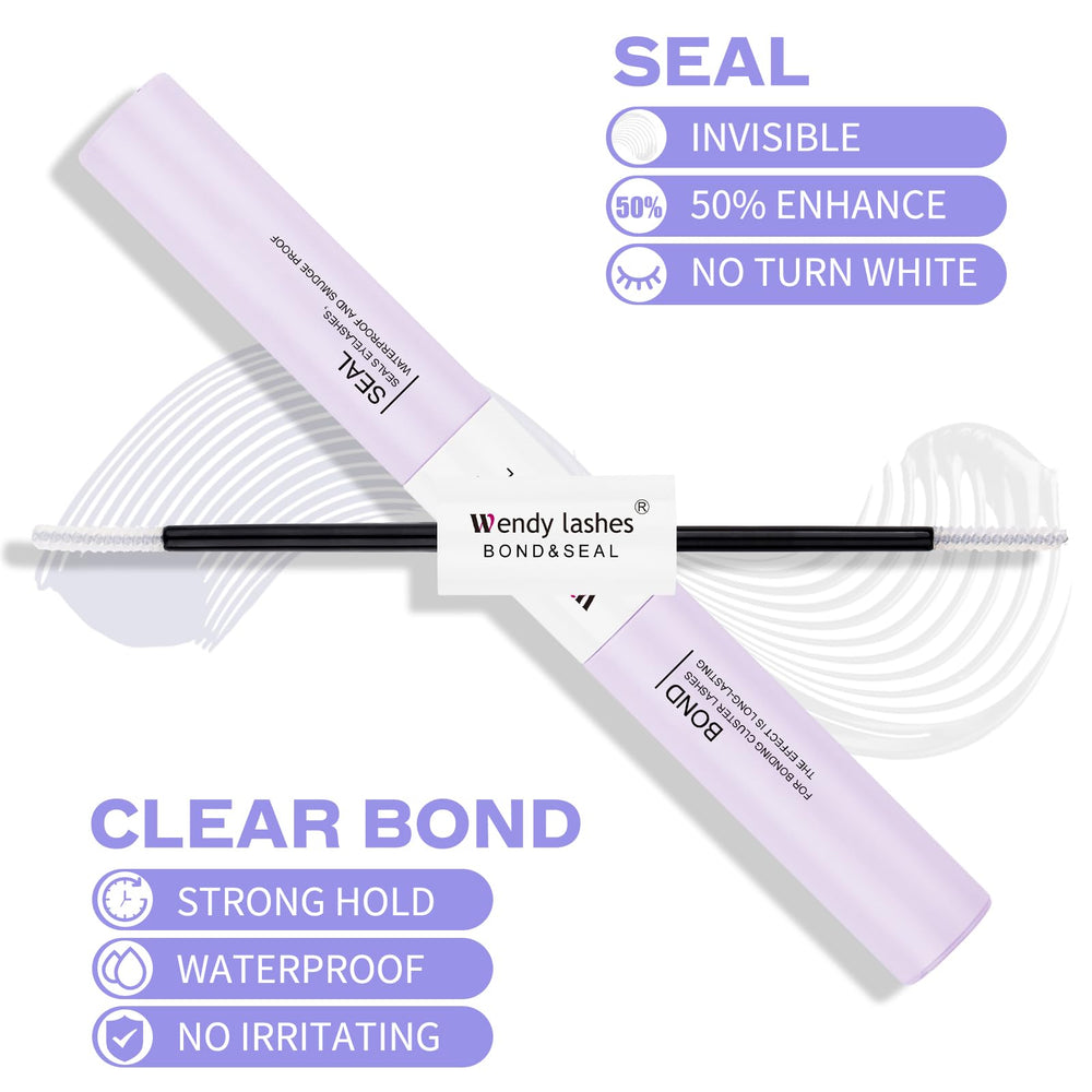WENDY LASHES cluster-lash-glue-mild-formula designed for sensitive eyes and comfort
