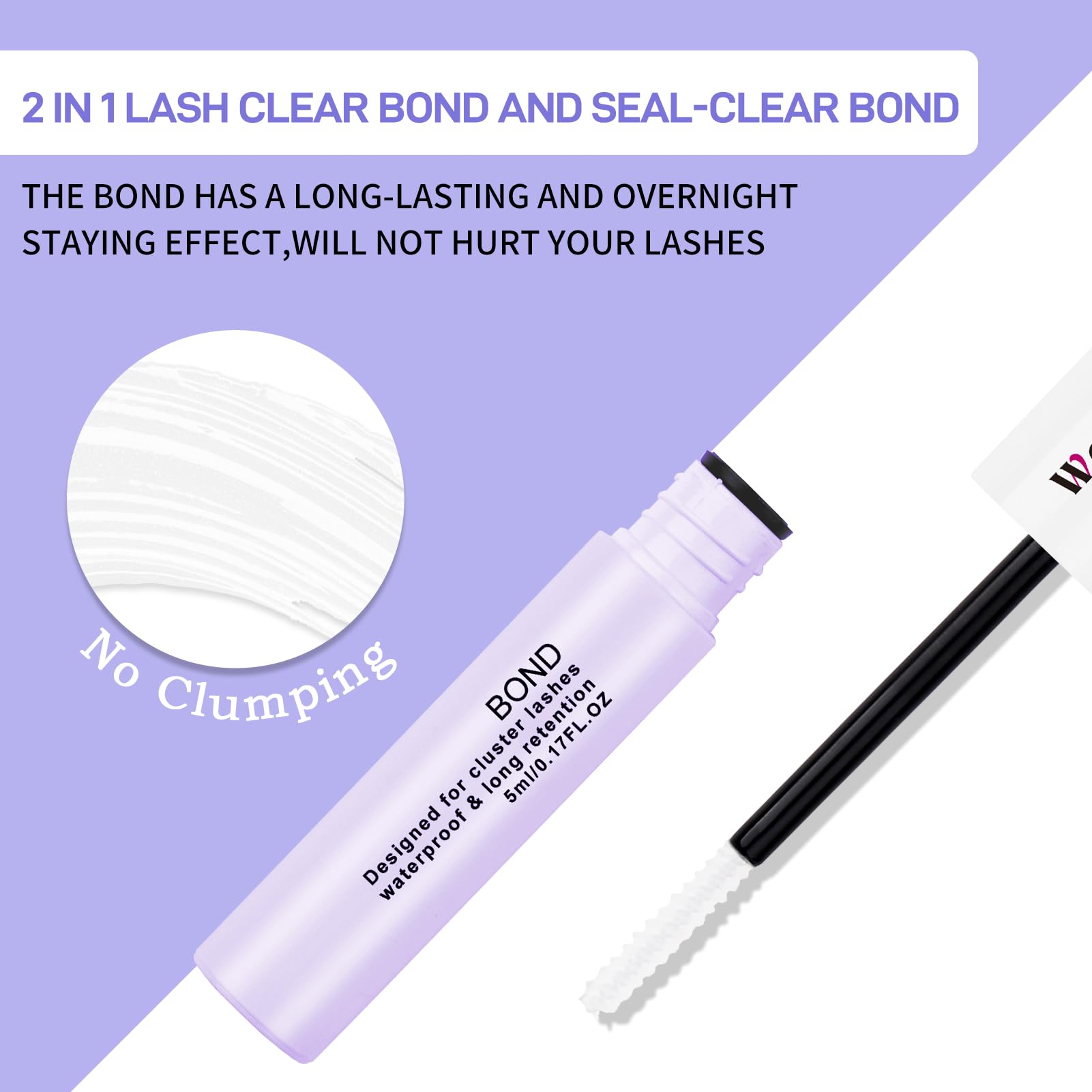 WENDY LASHES fast-drying-glue enables quick lash applications