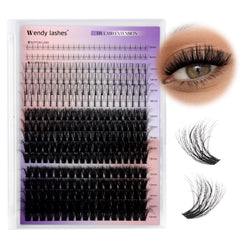 Wendy Lashes lash clusters with bottom lashes 60-80D for natural volume