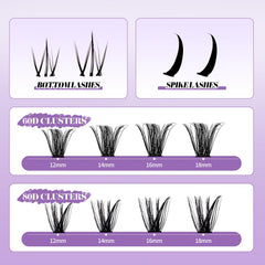 Wendy Lashes 0.07D fibers stay flexible for reshaping and reuse.