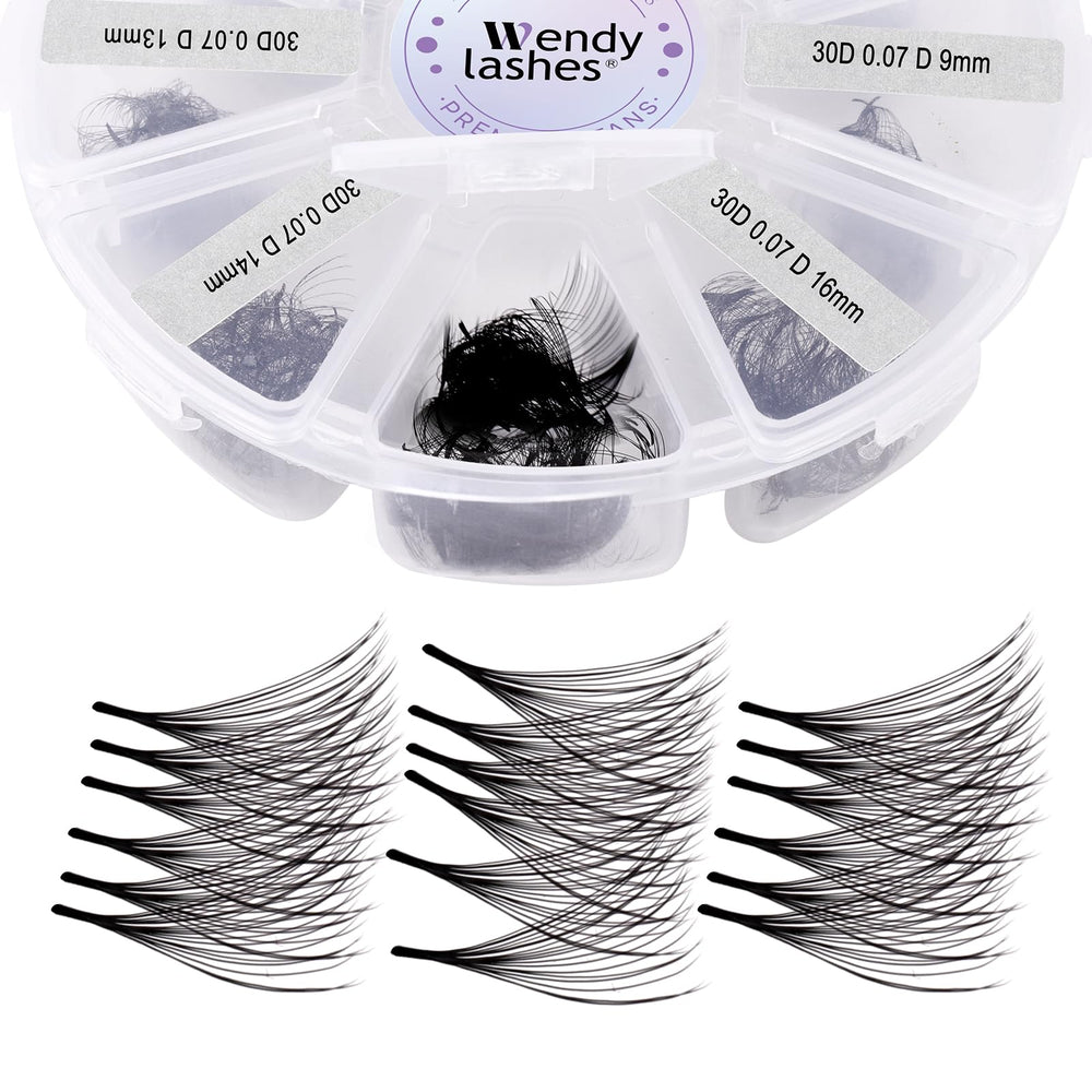 Wendy Lashes Premade Fans bulk-pack for salon-volume and efficiency