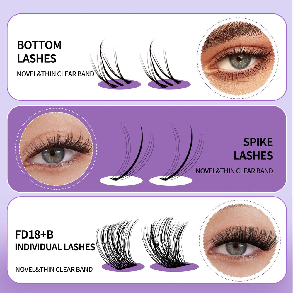 Wendy Lashes soft artificial fiber lashes that feel natural on the eyelids.